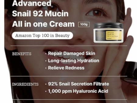 COSRX Advanced Snail 92 All in one Cream, Snail Mucin Secretion Daily Face Gel 9 (1)